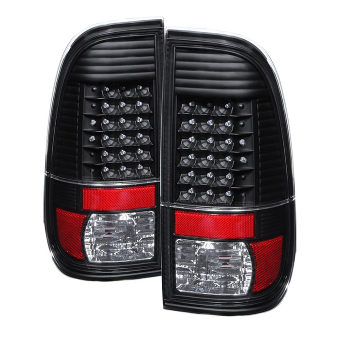 Spyder Auto 9027680 XTune LED Tail Lights; Black; - Truck Part Superstore