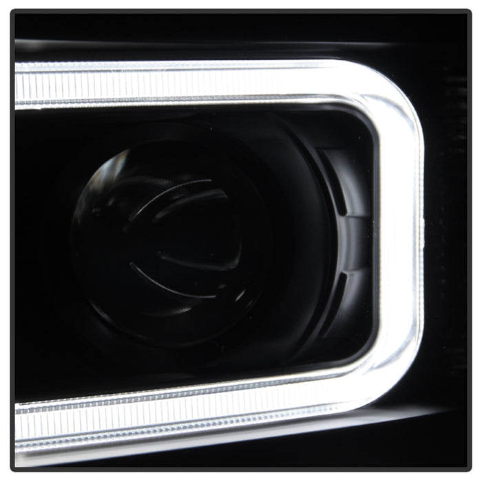 Spyder Auto 9027796 XTune Projector Headlights; Light Tube Style; Black; - Truck Part Superstore