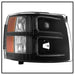 Spyder Auto 9027796 XTune Projector Headlights; Light Tube Style; Black; - Truck Part Superstore