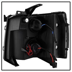 Spyder Auto 9027796 XTune Projector Headlights; Light Tube Style; Black; - Truck Part Superstore