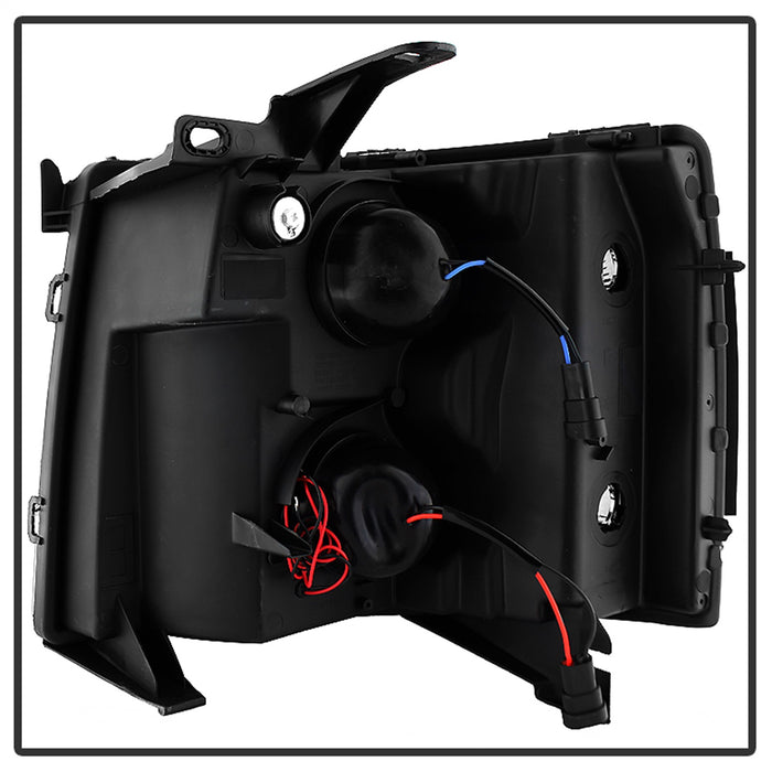 Spyder Auto 9027796 XTune Projector Headlights; Light Tube Style; Black; - Truck Part Superstore