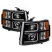 Spyder Auto 9027796 XTune Projector Headlights; Light Tube Style; Black; - Truck Part Superstore