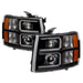 Spyder Auto 9027796 XTune Projector Headlights; Light Tube Style; Black; - Truck Part Superstore