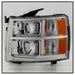 Spyder Auto 9027802 XTune Halo Projector Headlights; Light Tube Style; Chrome; - Truck Part Superstore