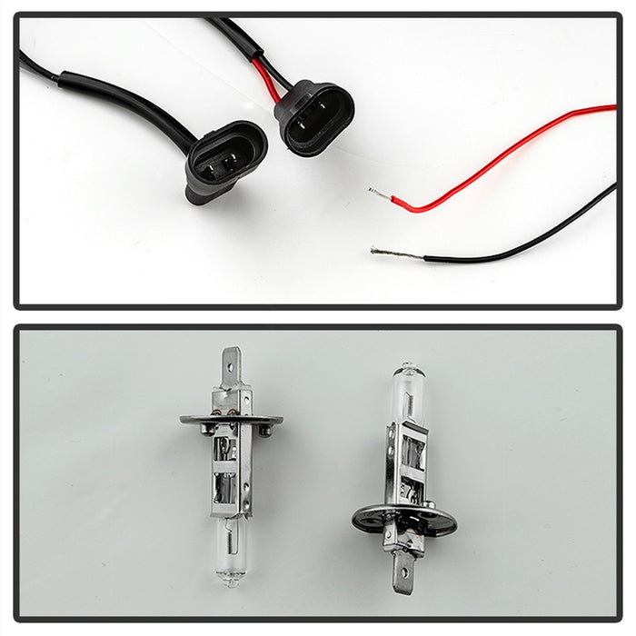 Spyder Auto 9027802 XTune Halo Projector Headlights; Light Tube Style; Chrome; - Truck Part Superstore