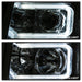 Spyder Auto 9027802 XTune Halo Projector Headlights; Light Tube Style; Chrome; - Truck Part Superstore