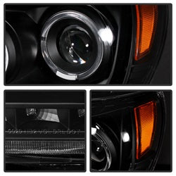 Spyder Auto 9027857 XTune Halo Projector Headlights; Black; - Truck Part Superstore