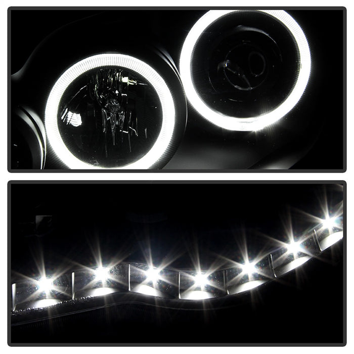 Spyder Auto 9027857 XTune Halo Projector Headlights; Black; - Truck Part Superstore