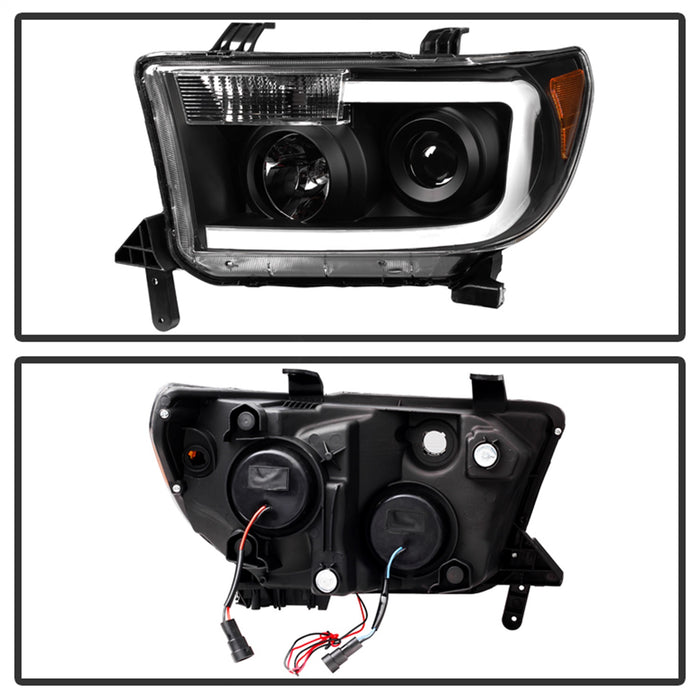 Spyder Auto 9027888 XTune LED Light Bar Projector Headlights; Black; - Truck Part Superstore
