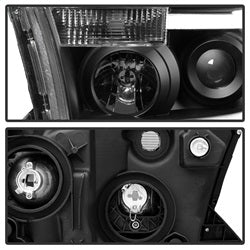 Spyder Auto 9027888 XTune LED Light Bar Projector Headlights; Black; - Truck Part Superstore