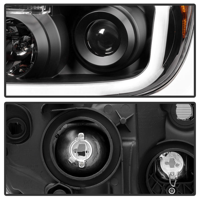 Spyder Auto 9027888 XTune LED Light Bar Projector Headlights; Black; - Truck Part Superstore