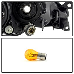 Spyder Auto 9028281 XTune Headlights; Halogen Models Only; Bulbs Not Included; Black; - Truck Part Superstore