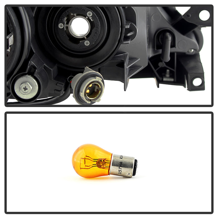 Spyder Auto 9028281 XTune Headlights; Halogen Models Only; Bulbs Not Included; Black; - Truck Part Superstore