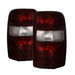 Spyder Auto 9028809 XTune Tail Lights; OEM Style; w/Black Rim; Red Smoked; - Truck Part Superstore
