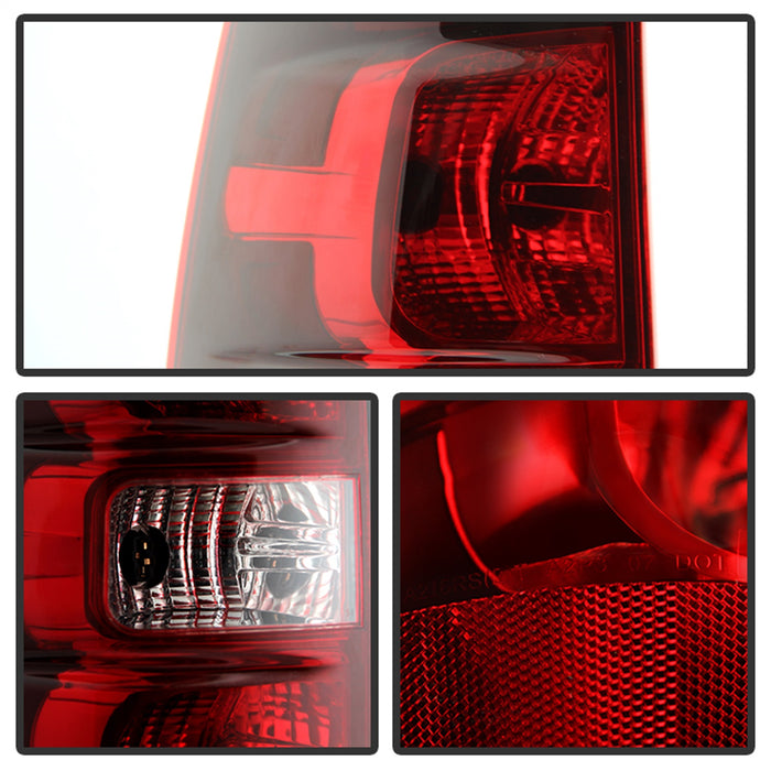 Spyder Auto 9028854 XTune Tail Light; LH(Driver) Side; OEM; - Truck Part Superstore