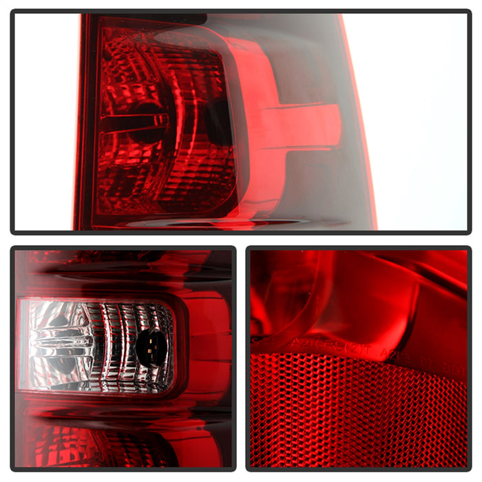Spyder Auto 9028861 XTune Tail Light; RH(Passenger) Side; OEM; - Truck Part Superstore