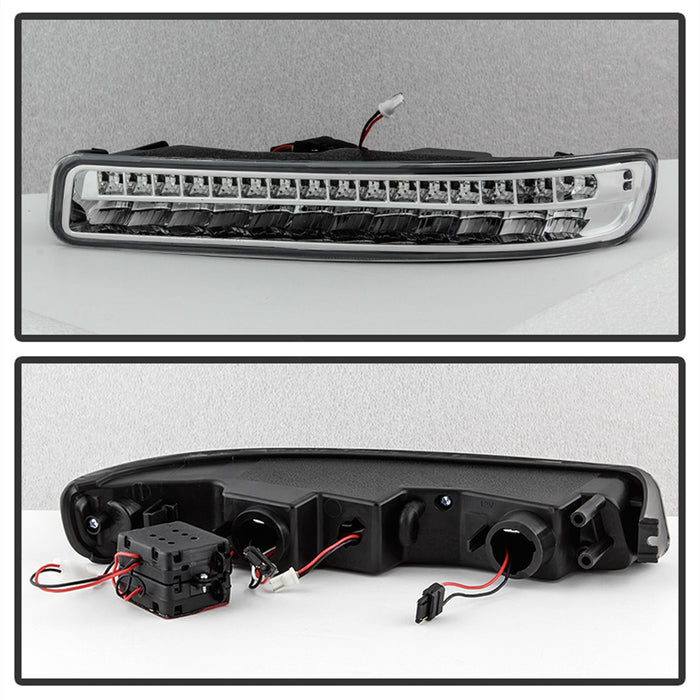 Spyder Auto 9029318 XTune Bumper Lights; LED; Chrome; - Truck Part Superstore