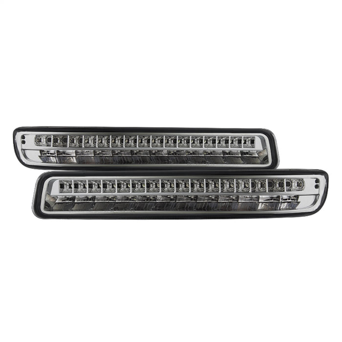 Spyder Auto 9029318 XTune Bumper Lights; LED; Chrome; - Truck Part Superstore