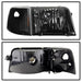Spyder Auto 9029363 XTune Crystal Headlights; 4 pcs.; w/Corner Lights; Black; - Truck Part Superstore