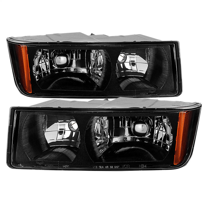 Spyder Auto 9029561 OEM Headlights; Black; - Truck Part Superstore