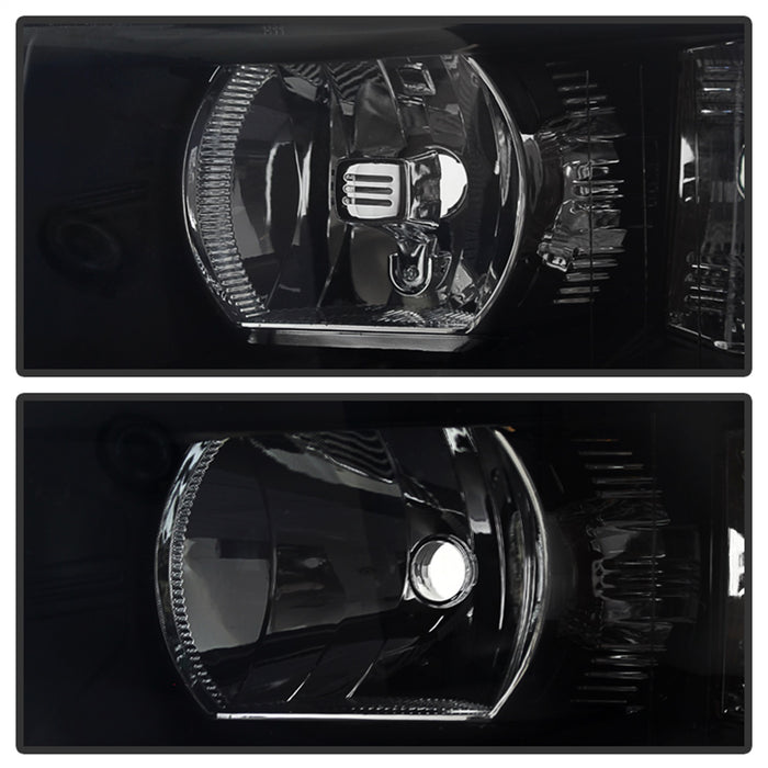 Spyder Auto 9030260 XTune Crystal Headlights; Black Smoke; - Truck Part Superstore