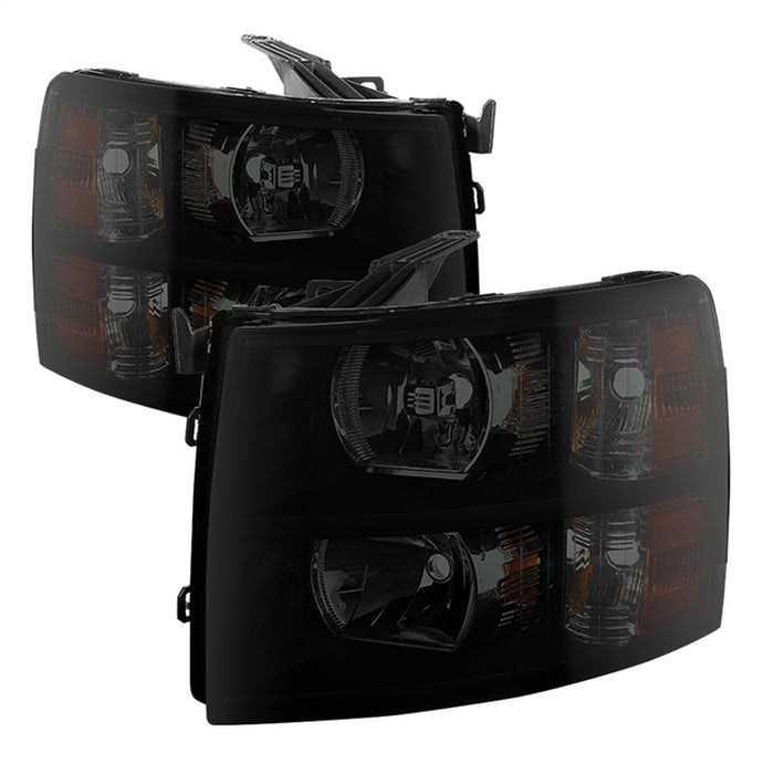 Spyder Auto 9030260 XTune Crystal Headlights; Black Smoke; - Truck Part Superstore
