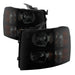 Spyder Auto 9030260 XTune Crystal Headlights; Black Smoke; - Truck Part Superstore