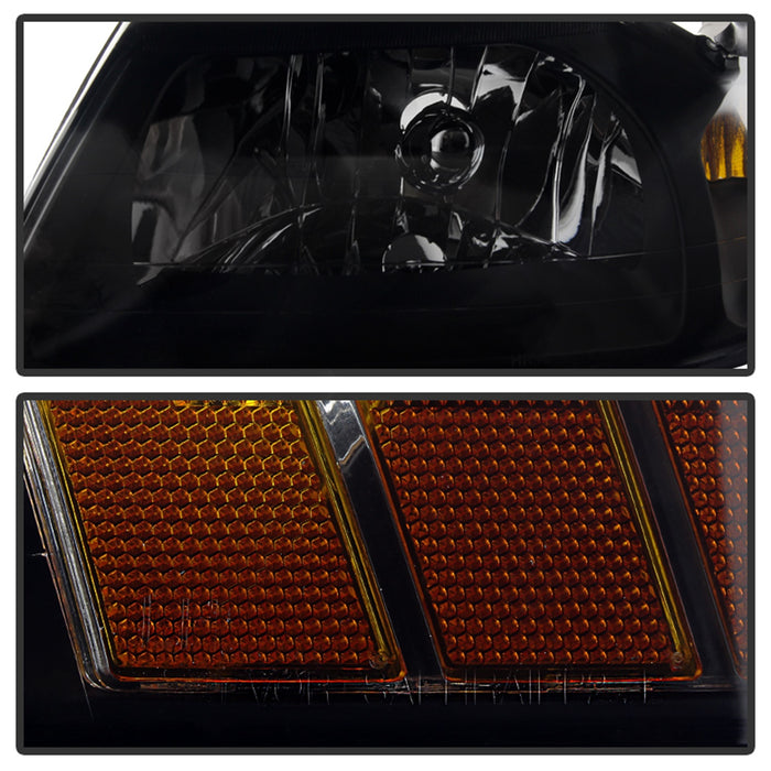 Spyder Auto 9030345 XTune Headlights; OEM; Amber/Black Smoked; - Truck Part Superstore