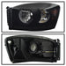 Spyder Auto 9030369 XTune Crystal Headlights; Amber/Black Smoke; - Truck Part Superstore