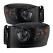 Spyder Auto 9030369 XTune Crystal Headlights; Amber/Black Smoke; - Truck Part Superstore