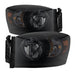 Spyder Auto 9030369 XTune Crystal Headlights; Amber/Black Smoke; - Truck Part Superstore