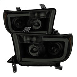 Spyder Auto 9030413 XTune LED Light Bar Projector Headlights; Black Smoke; - Truck Part Superstore
