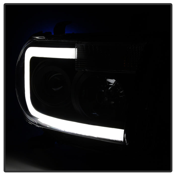 Spyder Auto 9030413 XTune LED Light Bar Projector Headlights; Black Smoke; - Truck Part Superstore