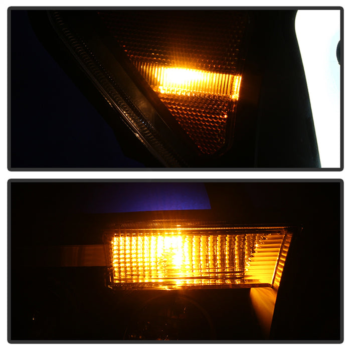 Spyder Auto 9030413 XTune LED Light Bar Projector Headlights; Black Smoke; - Truck Part Superstore