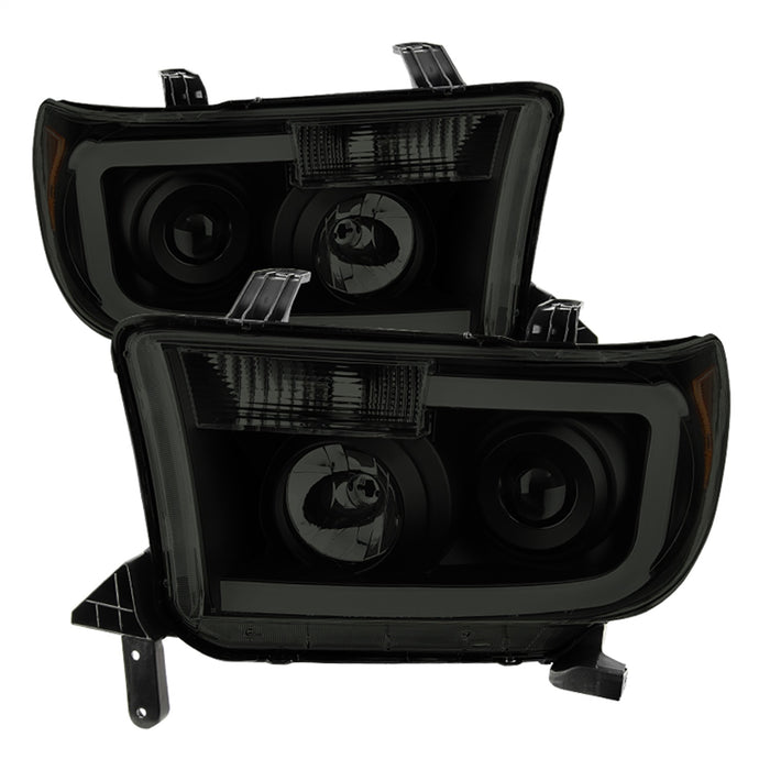 Spyder Auto 9030413 XTune LED Light Bar Projector Headlights; Black Smoke; - Truck Part Superstore