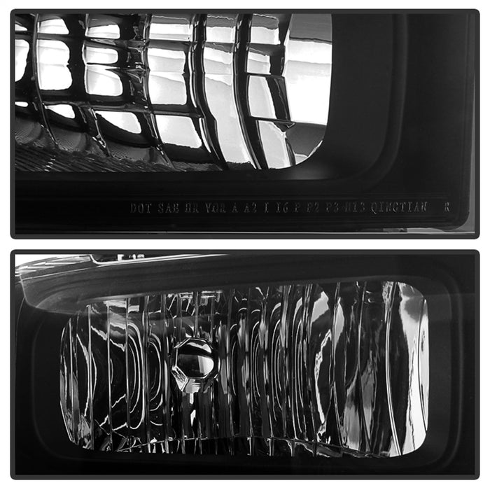 Spyder Auto 9030444 XTune Crystal Headlights; Black Smoke; - Truck Part Superstore