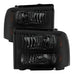 Spyder Auto 9030444 XTune Crystal Headlights; Black Smoke; - Truck Part Superstore