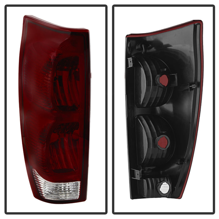 Spyder Auto 9030512 XTune LED Tail Lights; OEM; Red Smoke; - Truck Part Superstore