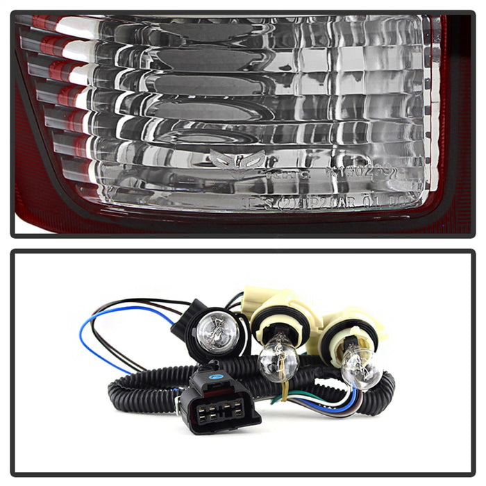 Spyder Auto 9030512 XTune LED Tail Lights; OEM; Red Smoke; - Truck Part Superstore