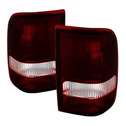 Spyder Auto 9030574 XTune Tail Lights; OE; Red Smoke; - Truck Part Superstore