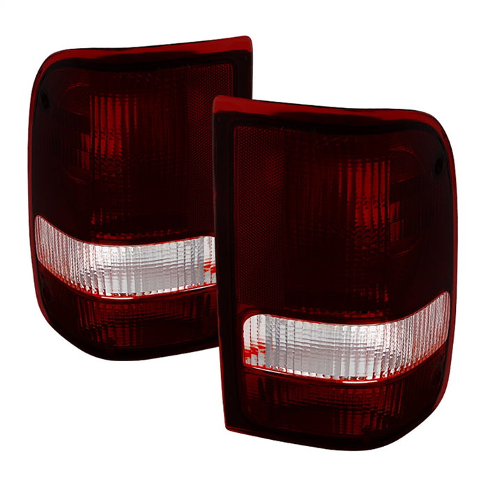 Spyder Auto 9030574 XTune Tail Lights; OE; Red Smoke; - Truck Part Superstore
