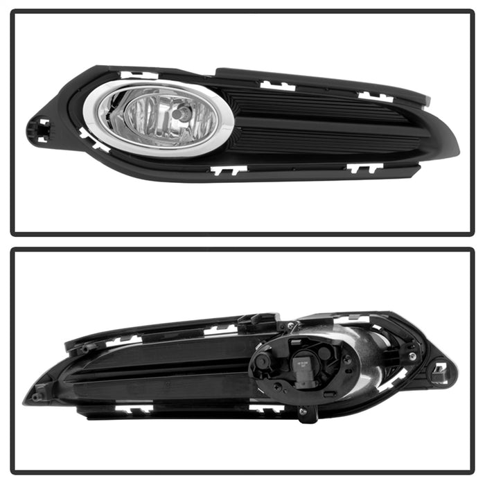 Spyder Auto 9031472 OEM Fog Lights; w/Cover And Switch; Clear; - Truck Part Superstore
