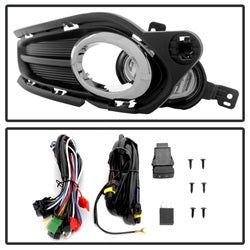 Spyder Auto 9031472 OEM Fog Lights; w/Cover And Switch; Clear; - Truck Part Superstore