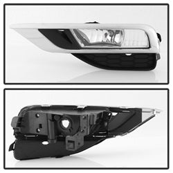 Spyder Auto 9031489 OEM Fog Lights; w/Cover And Switch; Clear; - Truck Part Superstore
