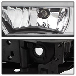 Spyder Auto 9031489 OEM Fog Lights; w/Cover And Switch; Clear; - Truck Part Superstore