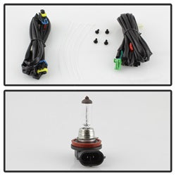 Spyder Auto 9031489 OEM Fog Lights; w/Cover And Switch; Clear; - Truck Part Superstore