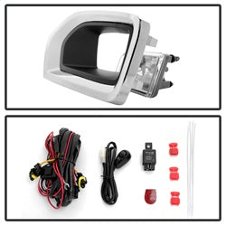 Spyder Auto 9031571 OEM Fog Lights; w/Cover And Switch; Clear; - Truck Part Superstore