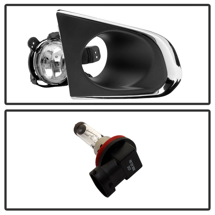 Spyder Auto 9031595 OEM Fog Lights; w/Cover And Switch; Clear; - Truck Part Superstore