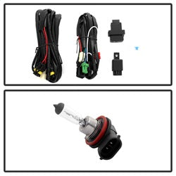 Spyder Auto 9031625 OEM Fog Lights; w/Cover And Switch; Clear; - Truck Part Superstore