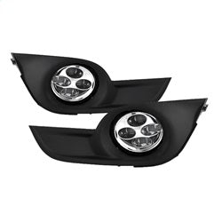 Spyder Auto 9031649 Daytime DRL LED Running Fog Lights; w/Switch; Clear; - Truck Part Superstore